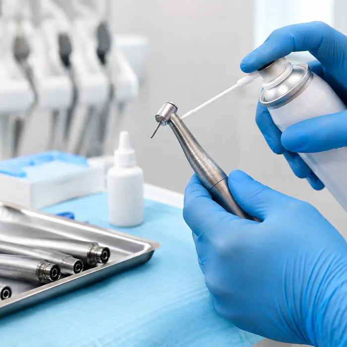 Dental Handpiece Lubrication Procedure Steps