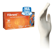 Dental Vibrant™ Micro-Textured Latex Gloves 100/bx - Aurelia® 705-98225 - DENTAMED USA