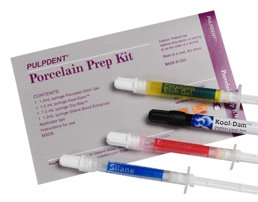 Dental Porcelain Prep Kit- Pulpdent 590-PPK - Dentamed USA