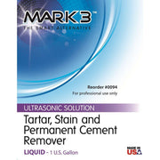 MARK3 Ultrasonic Solution Liquid, Tartar, Stain & Permanent Cement Remover, 1 Gallon Bottle - DENTAMED USA