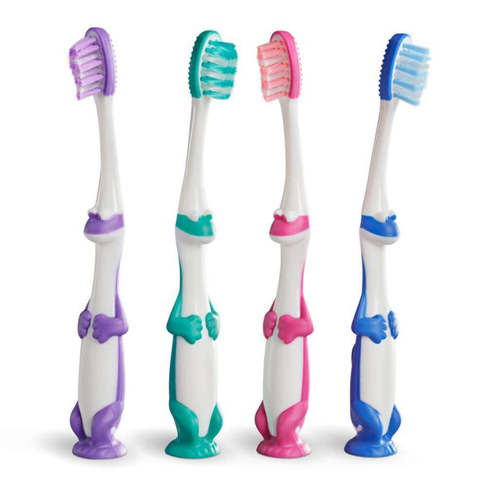 MARK3 Toothbrush Stage 2 Kid's Extra Soft Dinosaur Suction Cup 72/bx.