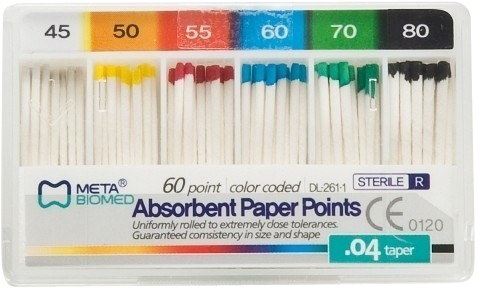 Meta Paper Points Taper .04 #45 60/pk.