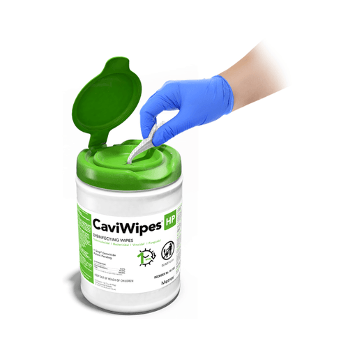 Metrex Caviwipes Towelettes HP 6" x 6.75" 160/Cn. - 500-16-1100 - DENTAMED USA