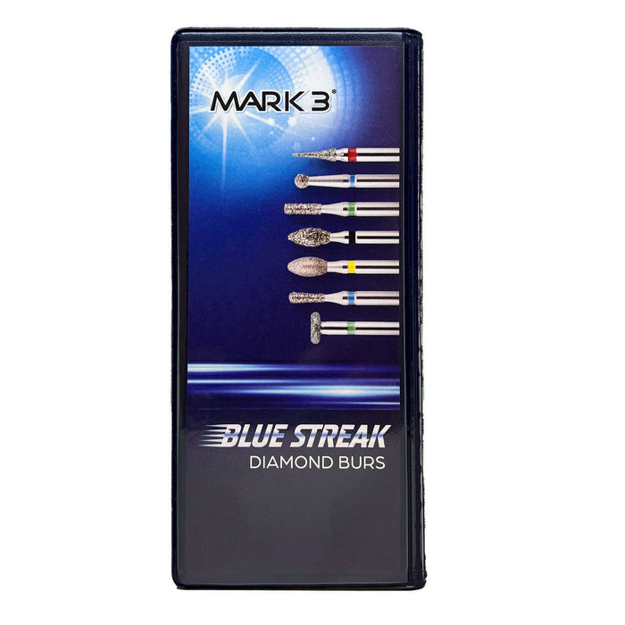 MARK3 Blue Streak Diamond Burs Wallet 132/pk.