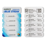 MARK3 Dental Blue Streak Diamond Burs 5/pk Round - Dentamed USA