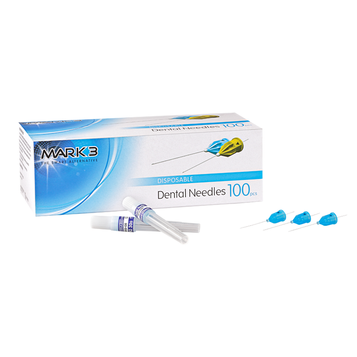 MARK3 27gage Short Plastic Needles 100/bx Expiration Date 08/2026 - Dentamed USA