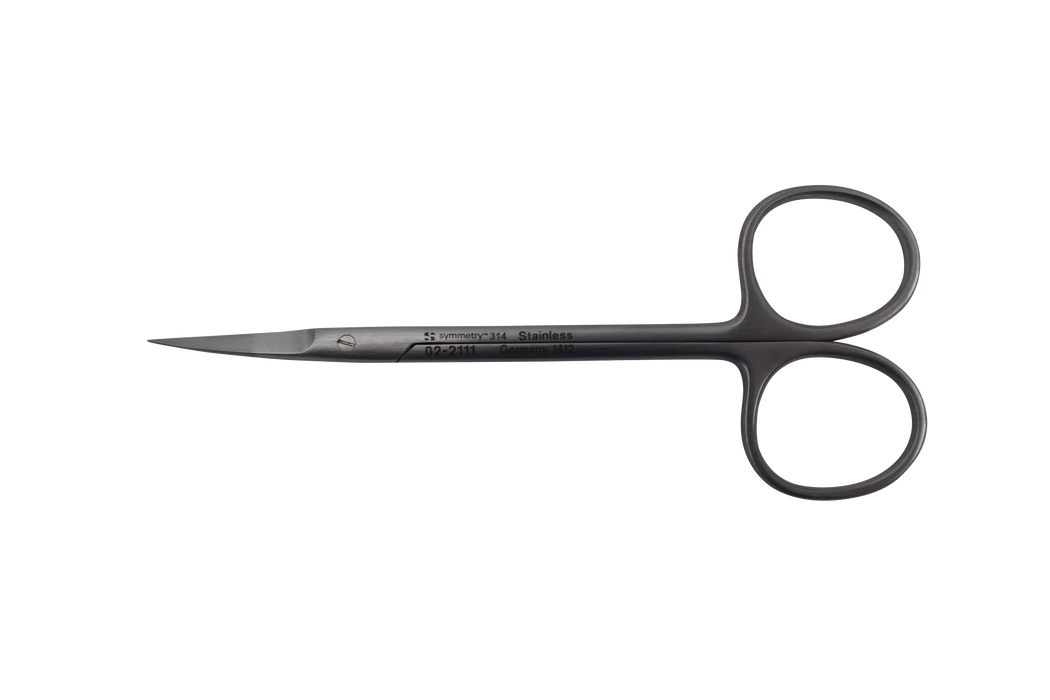 Aspen Surgical Symmetry Scissors, Iris Standard Pattern, Curved, 4-1/2 in