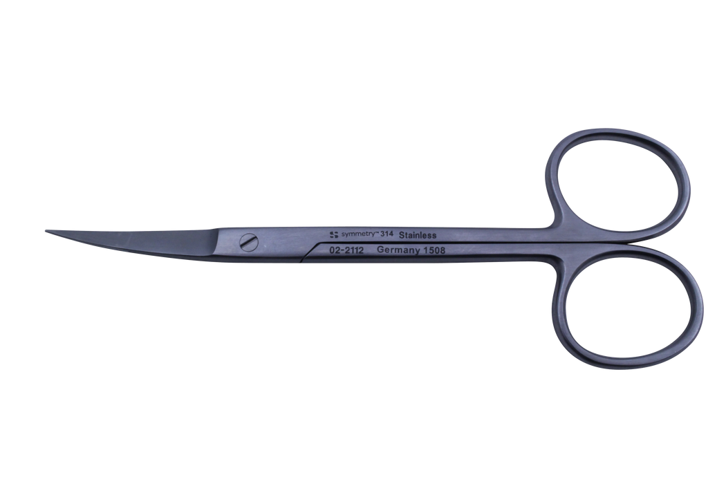 Aspen Surgical Symmetry Scissors; Iris Standard Pattern; Curved; 5 in