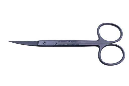 Aspen Surgical Symmetry Scissors; Iris Standard Pattern; Curved; 5 in