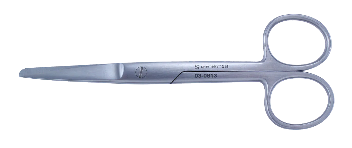 Aspen Surgical Symmetry Scissors, Operating, Straight, Sharp/Blunt, 5-1/8 in