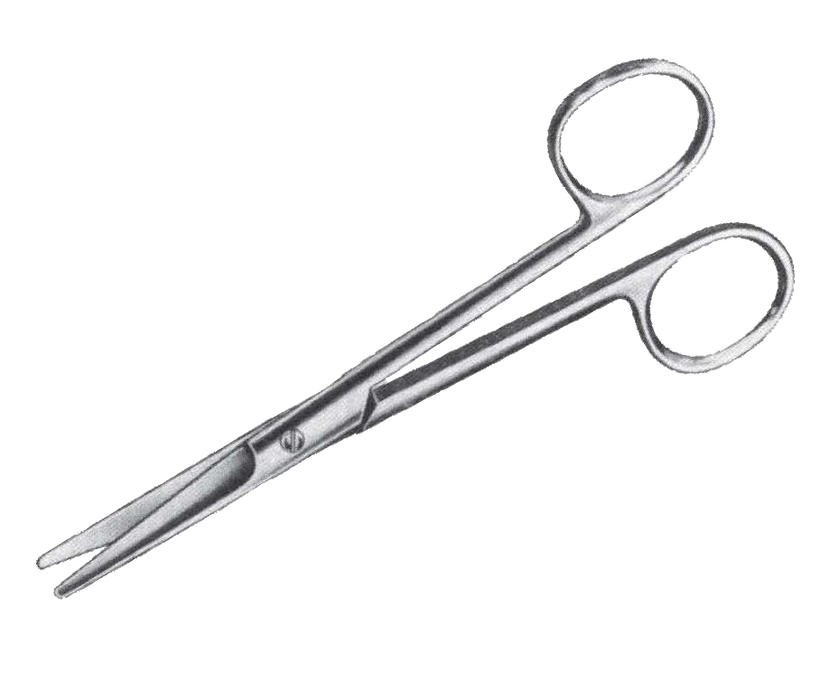 Aspen Surgical Symmetry Scissors, Mayo, Curved, Beveled Blades, 9 in