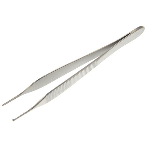 Aspen Surgical Symmetry Forceps; Adson Tissue; Serrated; 1x2 Teeth; 4 3/4 in