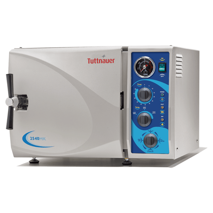 New Tuttnauer 2540M (10") Manual Autoclave - M Series - DENTAMED USA