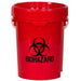 Solmetex 5/20 Gallon Biohazard Container 5 gallon biohazard & sharps container PWS-BH-5 solmetex-5-20-gallon-biohazard-container DENTAMED