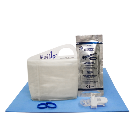 Aspen Surgical Single-Gauge Needle Guide with PullUp Probe Cover Kit, 16 Gauge, 24/bx