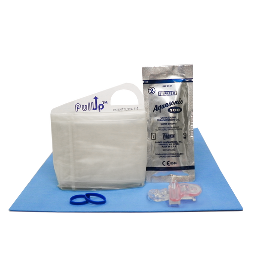Aspen Surgical Single-Gauge Needle Guide with PullUp Probe Cover Kit, 18 Gauge, 24/bx
