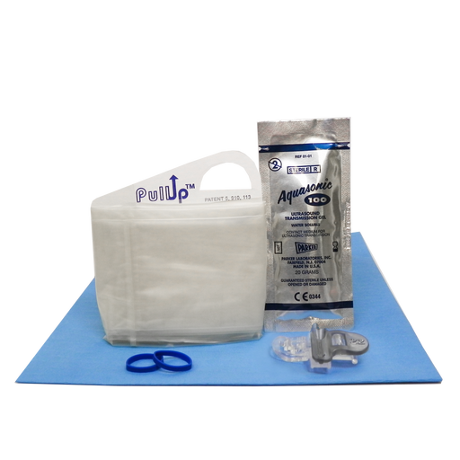 Aspen Surgical Single-Gauge Needle Guide with PullUp Probe Cover Kit, 22 Gauge, 24/bx