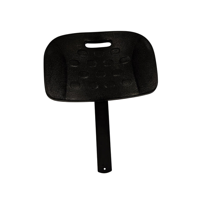 Brewer Black Polyurethane Back with Flat Upright #100332