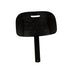 Brewer Black Polyurethane Back with Flat Upright #100332