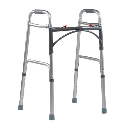 Dynarex Adult Two Button Folding Walker