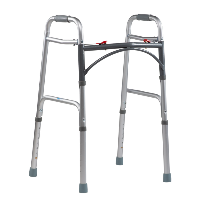 Dynarex Adult Two Button Folding Walker