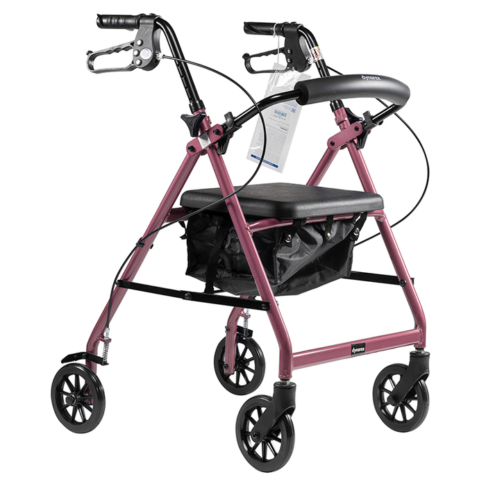 Dynarex DynaGo Quad 6 - Aluminum Rollator