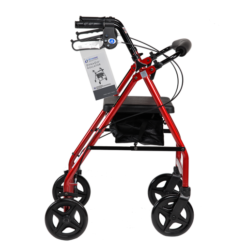 Dynarex DynaGo Quad 8 - Aluminum Rollator w/ 7.5" Wheels