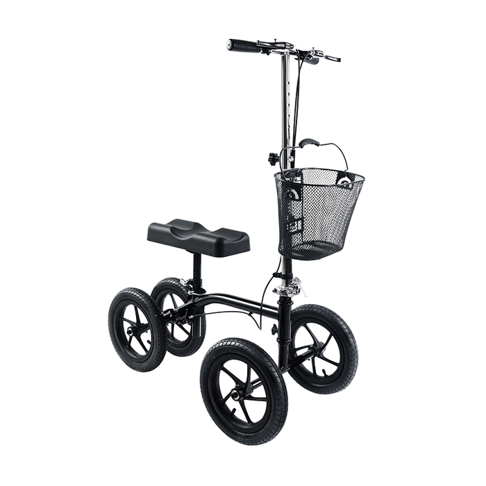 Dynarex All Terrain Mountaineer Knee Walker, Single Folding