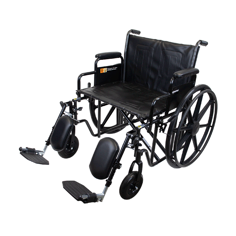 Dynarex Bariatric Wheelchairs with Elevating Leg Rest