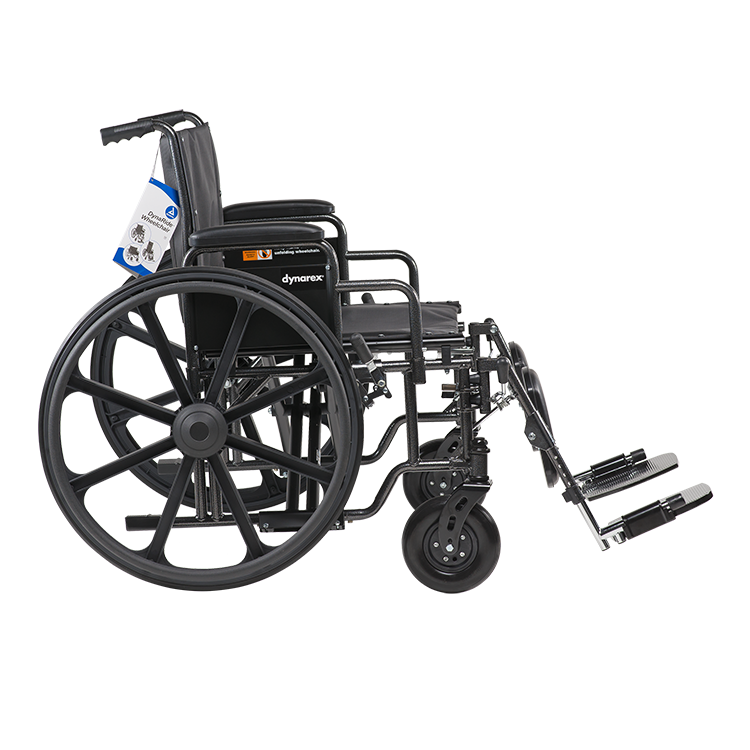 Dynarex Bariatric Wheelchairs with Elevating Leg Rest