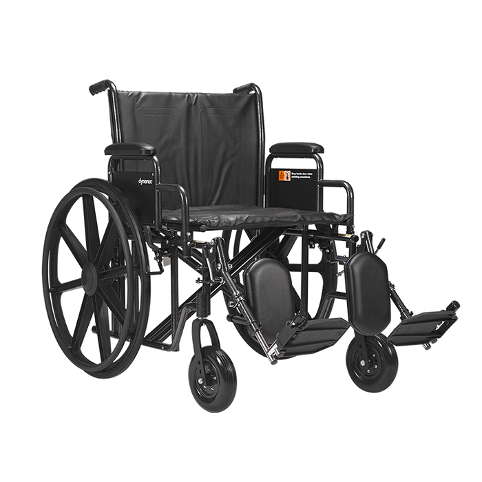 Dynarex Bariatric Wheelchairs with Elevating Leg Rest