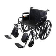 Dynarex Bariatric Wheelchairs with Elevating Leg Rest