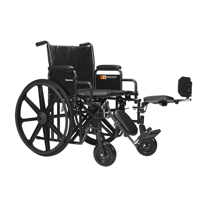 Dynarex Bariatric Wheelchairs with Elevating Leg Rest