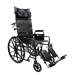 Dynarex DynaRide Reclining Wheelchair - 20" x 16 "w/ Detach Desk Arm