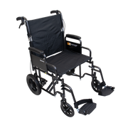 Dynarex Bariatric Transport Wheelchair - 22" x 18"