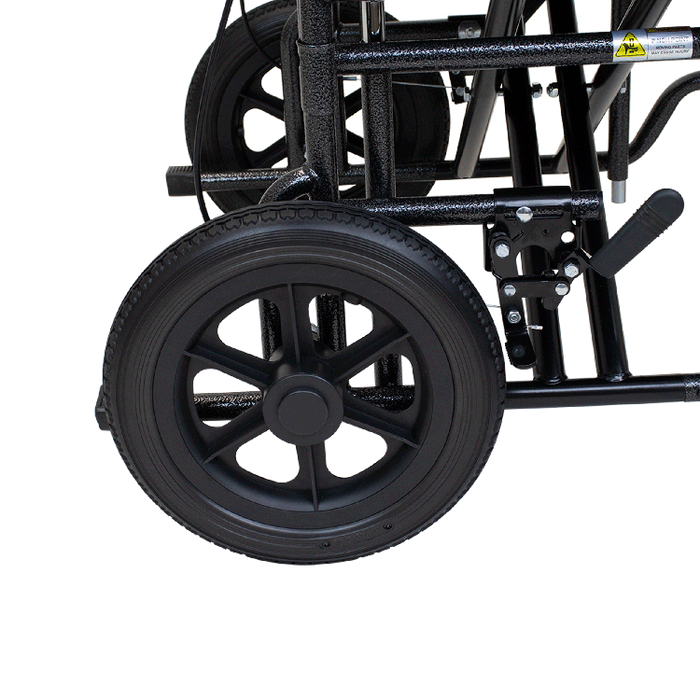 Dynarex Bariatric Transport Wheelchair - 22" x 18"