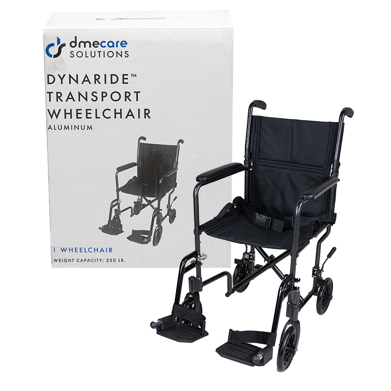 Dynarex Transport Wheelchairs - Aluminum