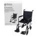 Dynarex DynaRide Transport Wheelchair Aluminum 19"