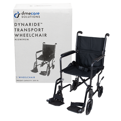 Dynarex Transport Wheelchairs - Aluminum