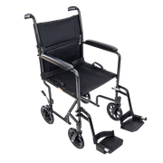 Dynarex Transport Wheelchairs - Aluminum