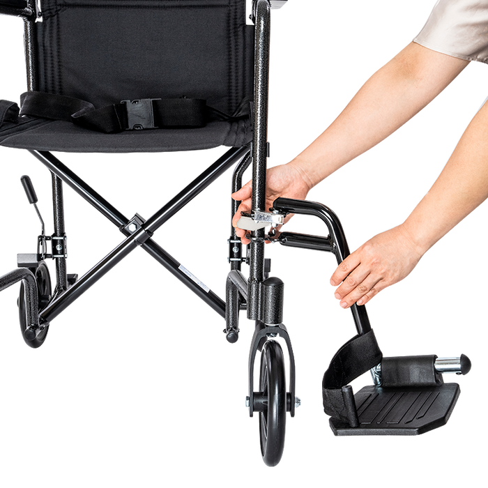 Dynarex Transport Wheelchairs - Aluminum