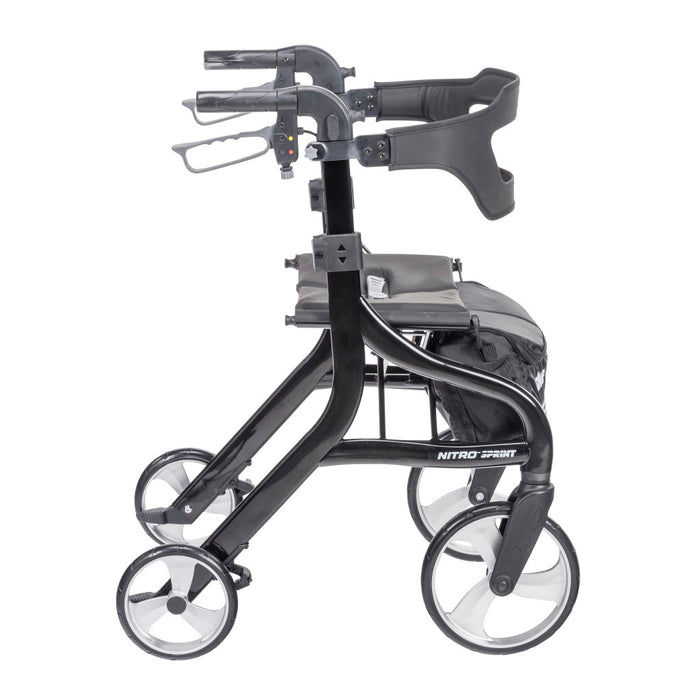 Drive Medical Nitro Sprint Rollator — 102662BK-H