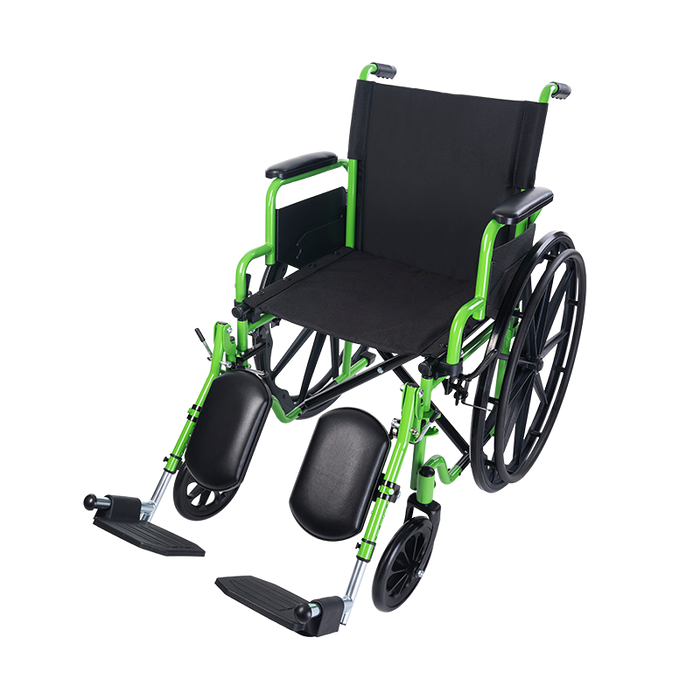 Dynarex GreenLine Wheelchair 16"x16" With ELR