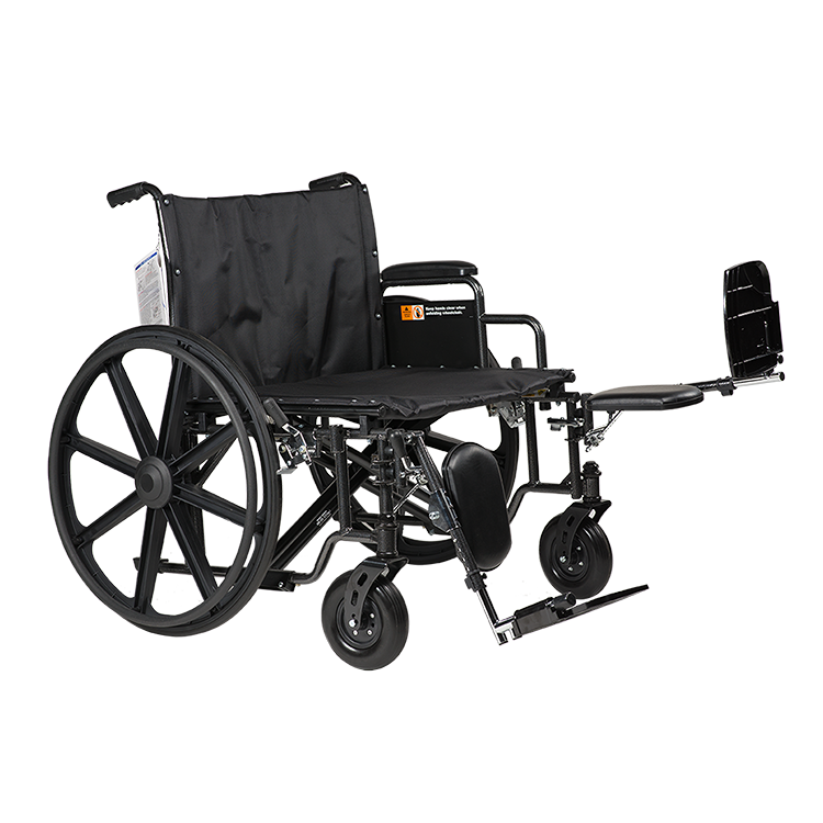 Dynarex Bariatric HD Wheelchairs with Elevating Leg Rest