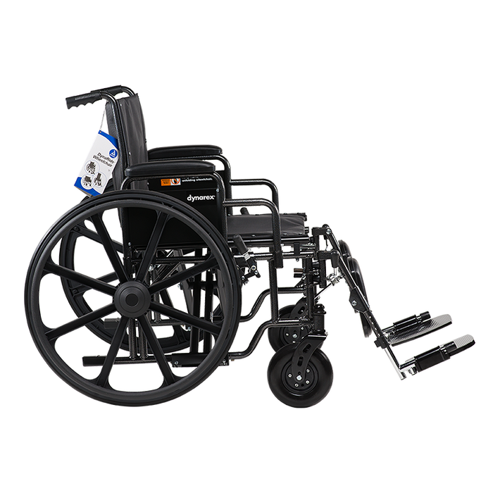 Dynarex Bariatric HD Wheelchairs with Elevating Leg Rest