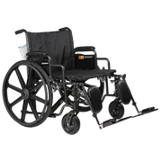 Dynarex Bariatric HD Wheelchairs with Elevating Leg Rest