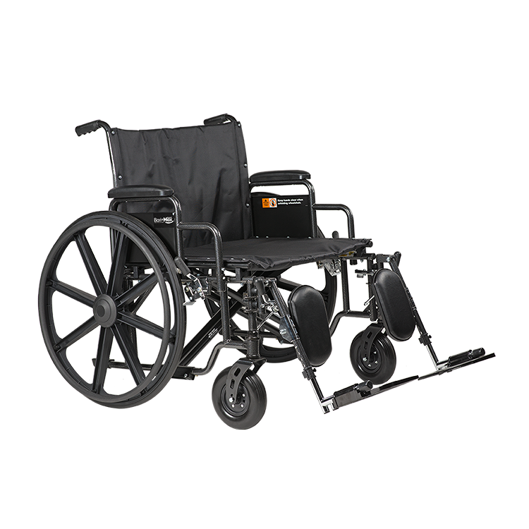 Dynarex Bariatric HD Wheelchairs with Elevating Leg Rest