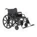 Dynarex Bariatric HD Wheelchair - 30" x 20" w/ ELR