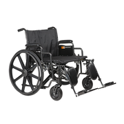 Dynarex Bariatric HD Wheelchairs with Elevating Leg Rest