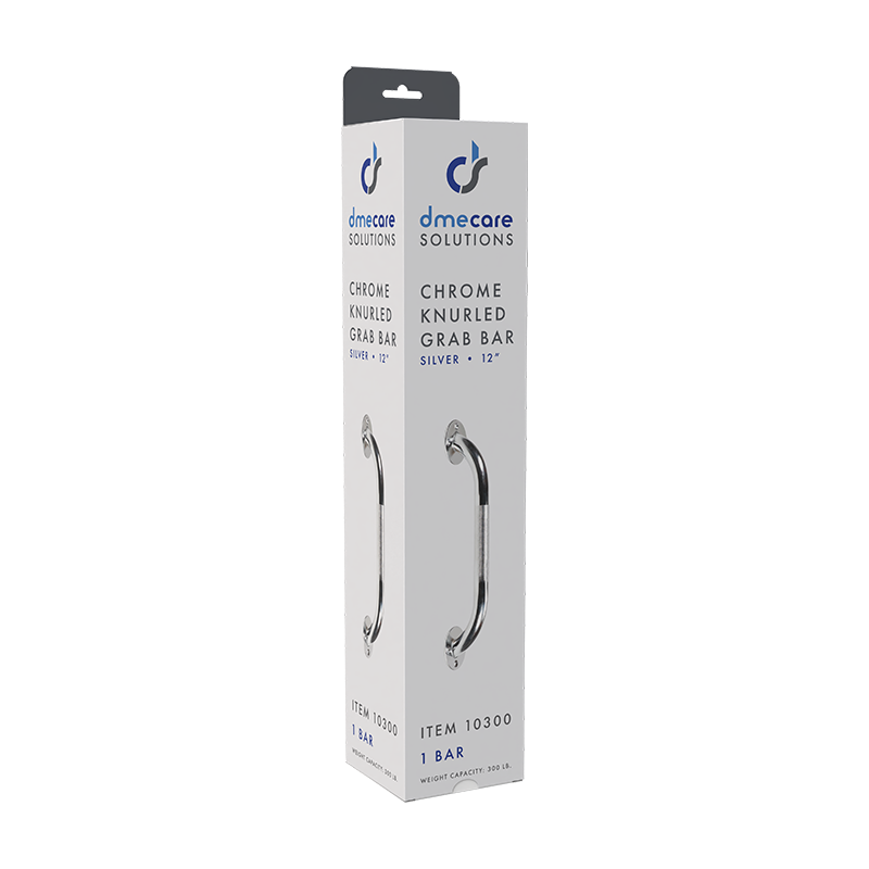 Dynarex Chrome Knurled Grab Bars